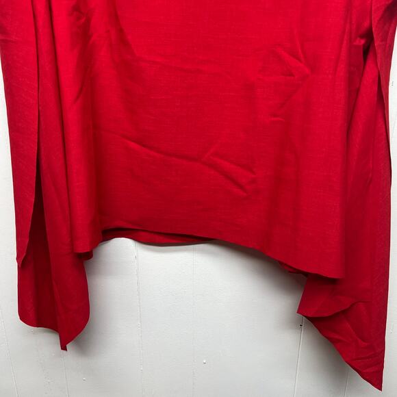 Truth & Style Womens Top 2X Shark Bite Hem Party Cocktail Event Holiday Romantic - Picture 5 of 16